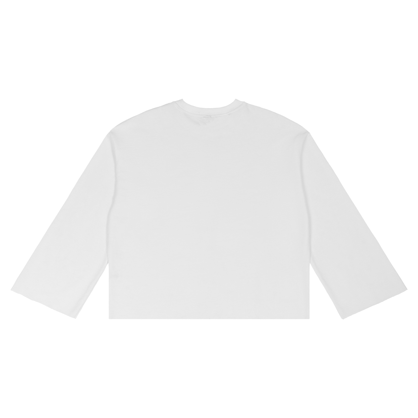 DICTIONARY WAFFLE-KNIT LONG SLEEVE