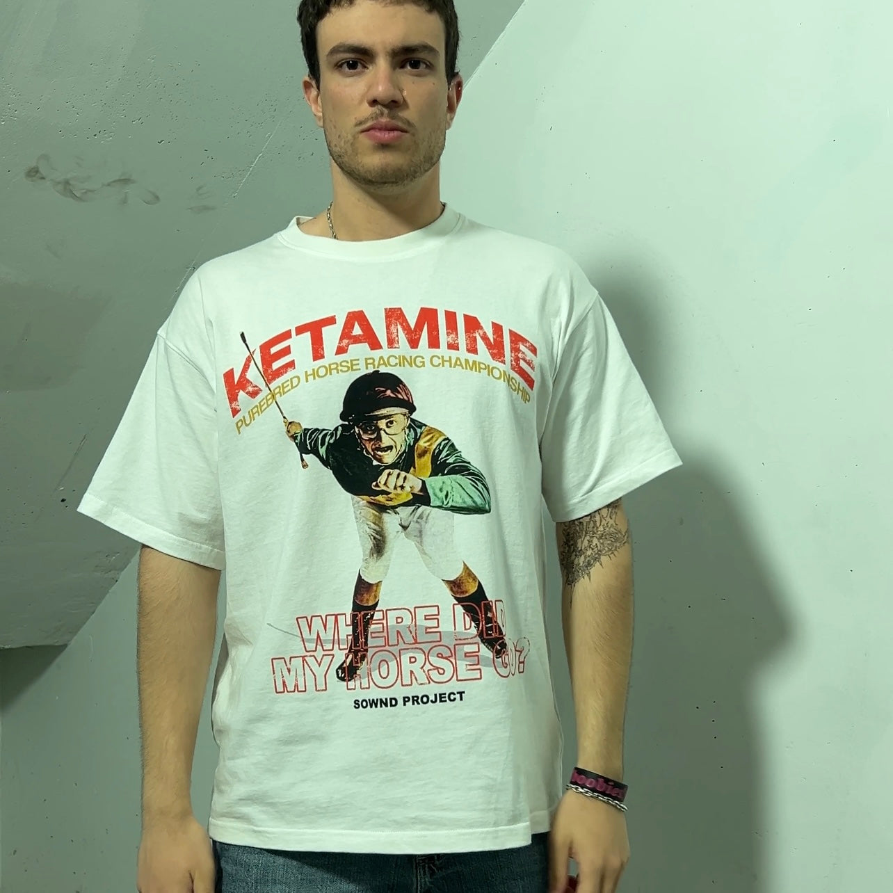 KETAMINE HORSE RACING T-SHIRT