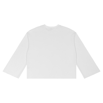 DICTIONARY WAFFLE-KNIT LONG SLEEVE