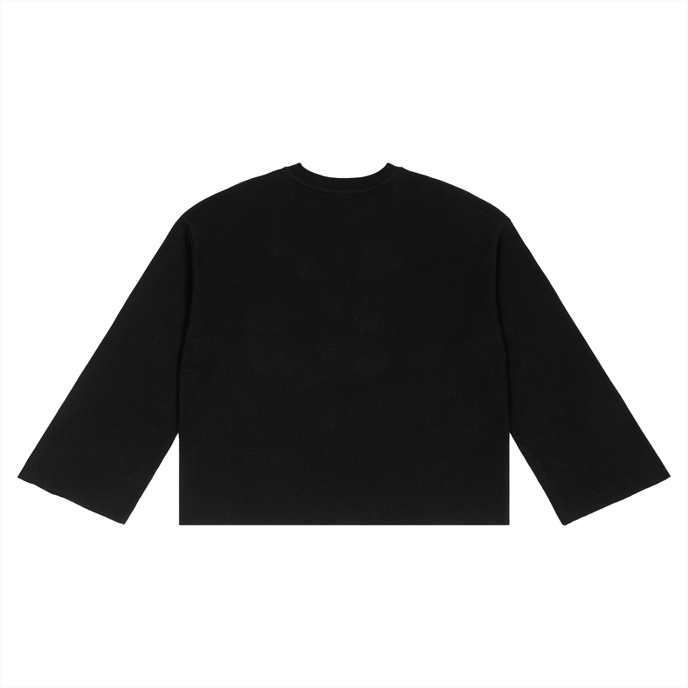 DICTIONARY WAFFLE-KNIT LONG SLEEVE