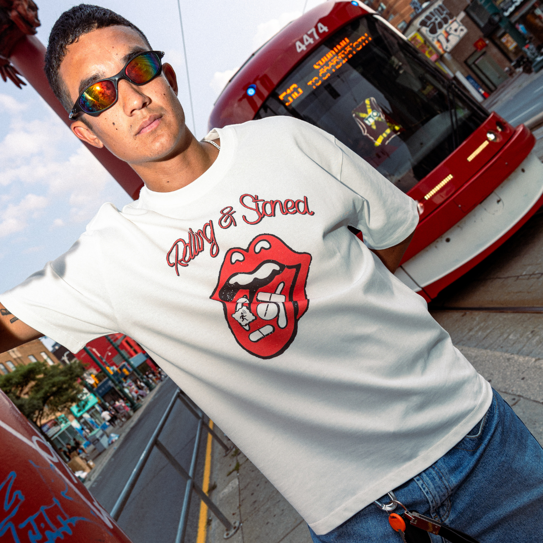 ROLLING AND STONED T-SHIRT
