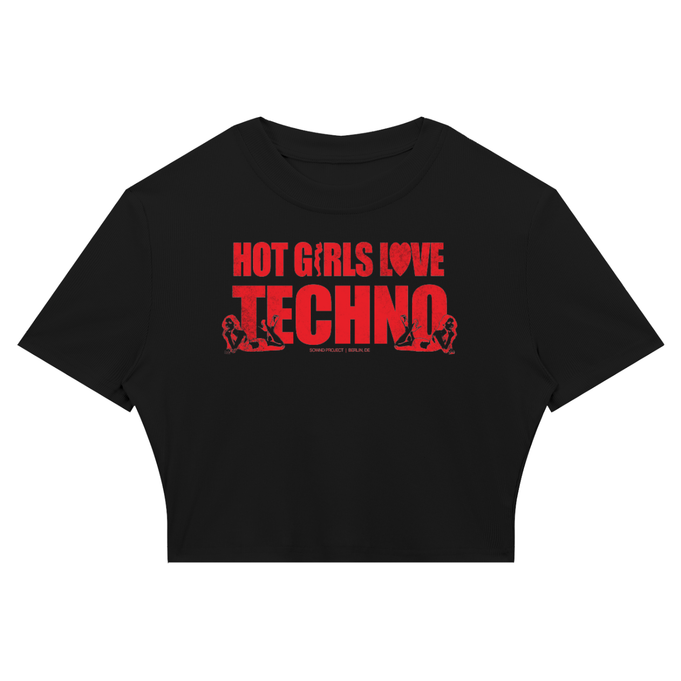 HOT GIRLS LOVE TECHNO BABY TEE