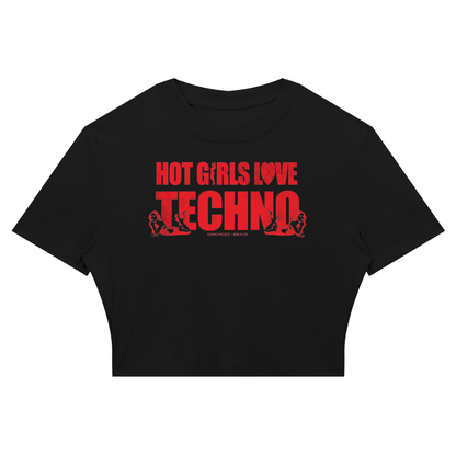HOT GIRLS LOVE TECHNO BABY TEE