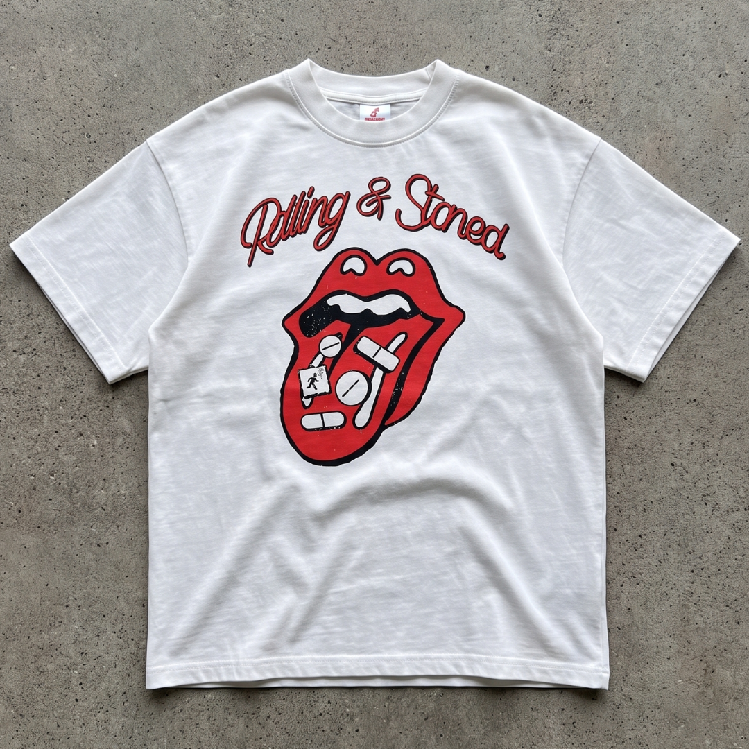 ROLLING AND STONED T-SHIRT