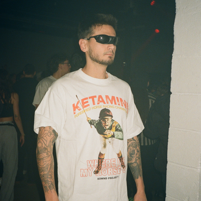 KETAMINE HORSE RACING T-SHIRT